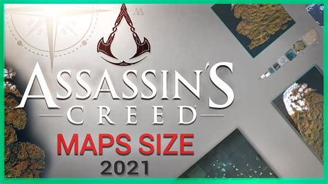 Assassins Creed Maps Size Comparison Ac1 To Acvalhalla Youtube