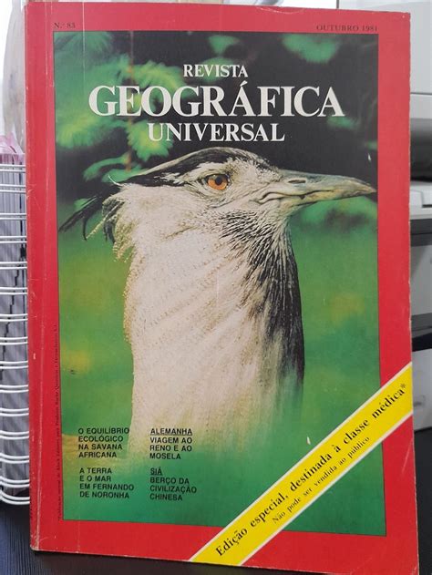 Revista Geográfica Universal Livro Usado 70414126 Enjoei