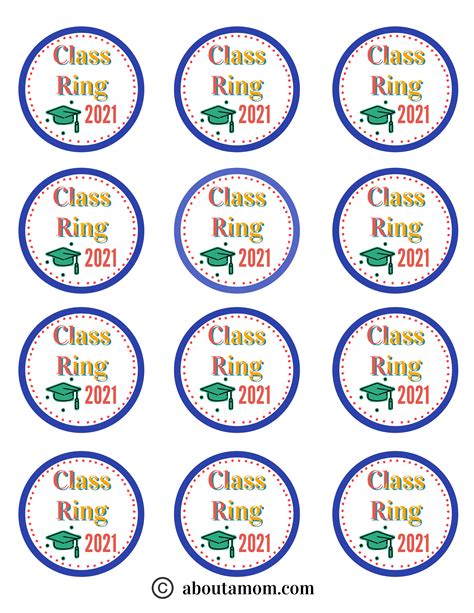 Class Ring Ring Pop Printable Free
