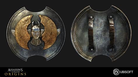 Ac Origins Shield From Cover Artstation Assassin S Creed Origins