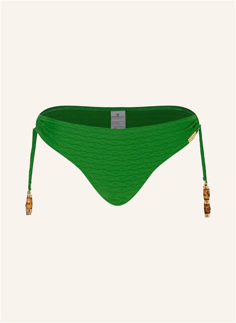 Watercult Triangle Bikini Bottoms Bamboo Solids In Green Breuninger