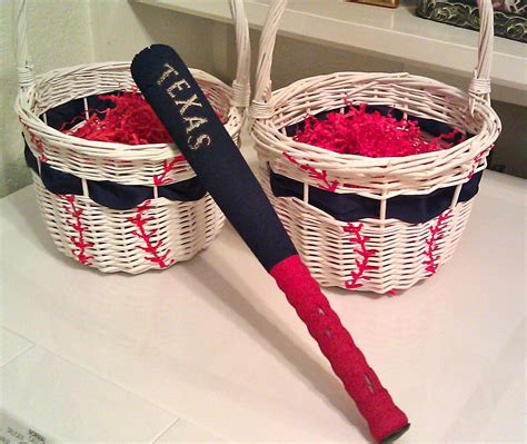 My Daughter Brittany Made These Baseball Easter Baskets Cute Easter