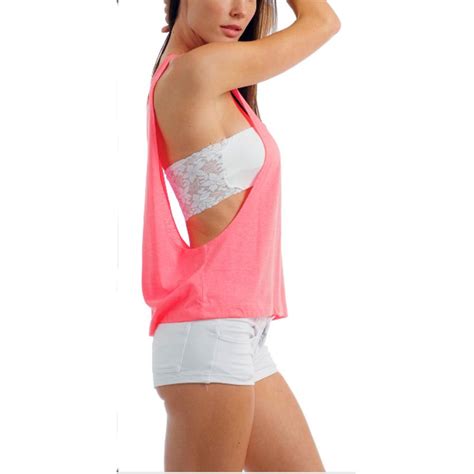 Sexy Women Sleeveless Open Sides Summer Loose Shirt Blouse Tops Tank Vest Cami Ebay