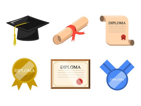 Diploma Vectores Iconos Gráficos Y Fondos Para Descargar Gratis