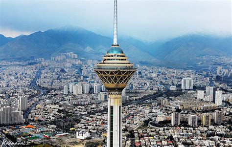 Milad Tower Tourist Attractions Karoon Hotel Star Tehran Iran
