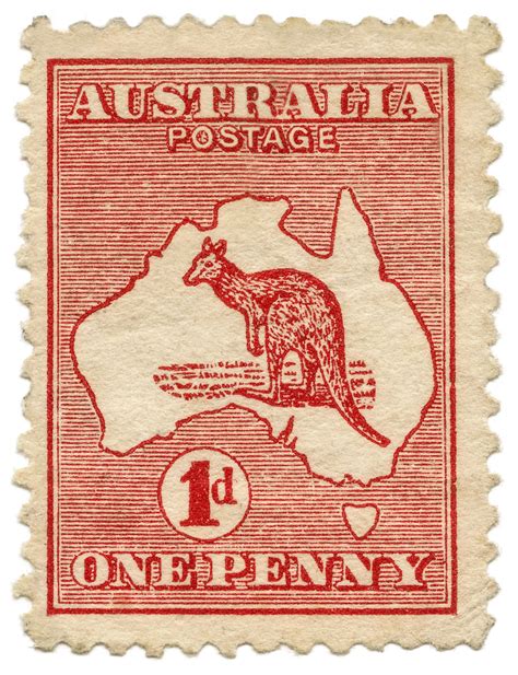 An Early Australian Stamp C1913 Vintage Postage Stamps