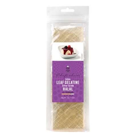 Is fish gelatine halal hanafi / is seafood halal hanafi / the collagen protein is removed from the pig, calf or cattle skin as well as bones and is processed to form gelatine. Chef's Choice 12 Leaf Gelatine Sheets 170 Blooms Silver ...