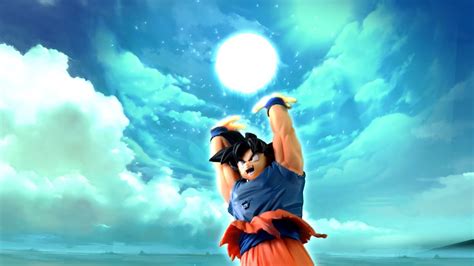 Goku's spirit bomb always goes the corner away from the enemy. Review Son Goku Give Me Energy Genkidama Spirit Bomb Special DB Super Banpresto Revision Español ...