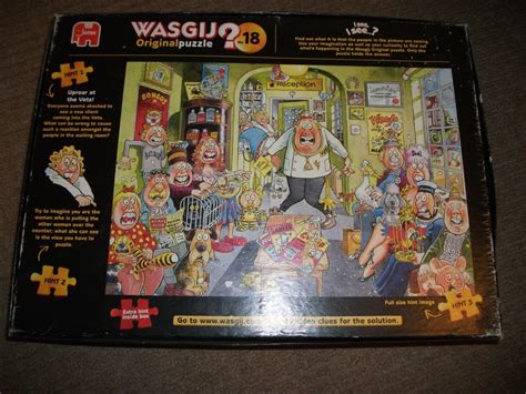 Wasgij Jigsaw Uproar At The Vets 1000 Piece Very Good Condition