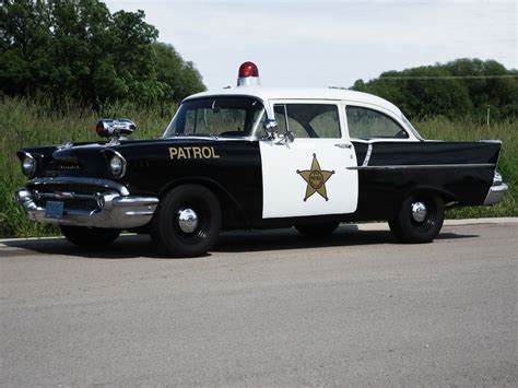 1957 Chevrolet One Fifty 2 Door Sedan Patrol Car 1502 1211 Police