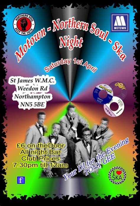 Motown Northern Souland Ska Disco Night Soul Nights Soul Source