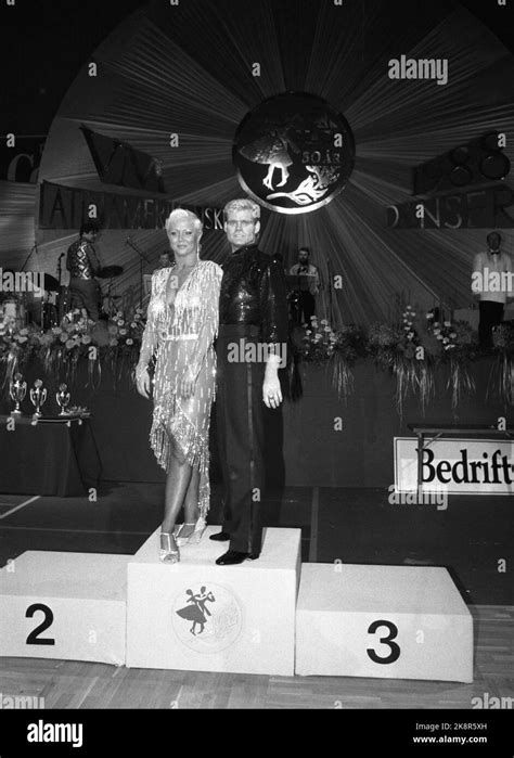 Oslo March 19 1988 Ekeberghallen World Cup In Dance Here The Norwegian Couple Tone Nyhagen