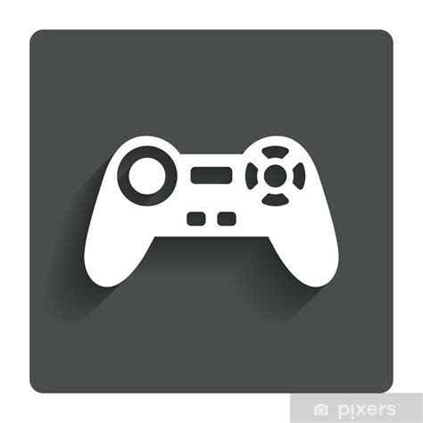Poster Joystick Sign Icon Video Game Symbol Pixersuk