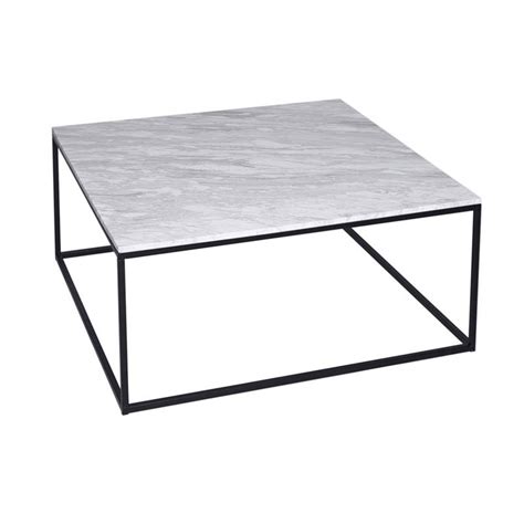 Next day delivery & finance available. Trivo Square Marble Coffee Table Black Frame - Casa Uniqua