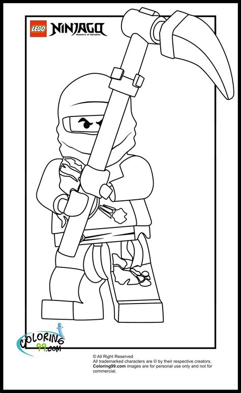 You can use our amazing online tool to color and edit the following ninja coloring pages. LEGO Ninjago Cole Coloring Pages | Minister Coloring