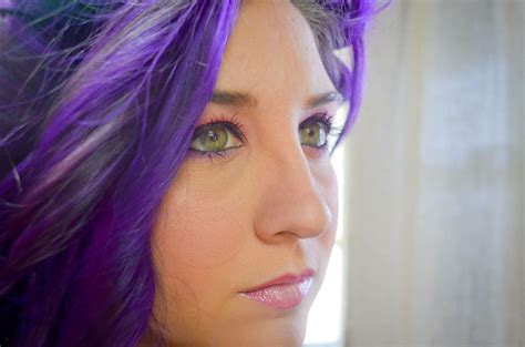 Purple Hair Green Eyes Makeup Purple Hair Green Hair Makeup For