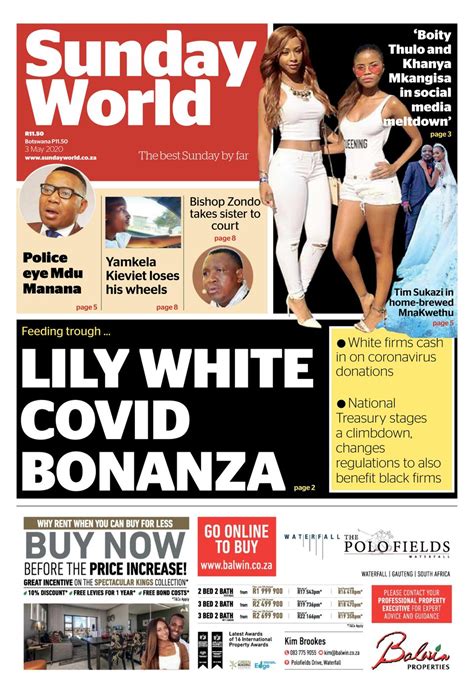 Sunday World May 3 2020 Newspaper Get Your Digital Subscription