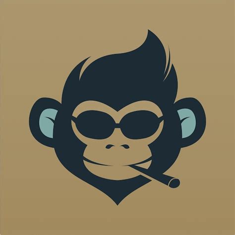Premium Vector Monkey Head Logo Design Vector