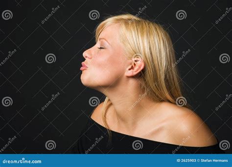 Girl Kissing Stock Image Image Of Woman Face Pretty 2625903