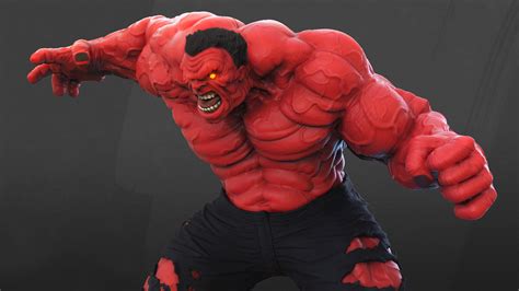 Artstation Red Hulk Avengers Vs X Men Fanart