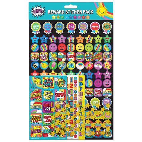 Reward Stickers Pack Craft And Design Stationery Bandm