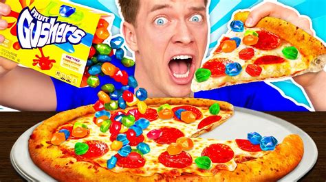 Weird Food Combinations People Love Pizza And Sour Candy Eating