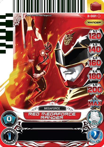 Power Rangers Action Card Game Series 3 Universe Of Hope