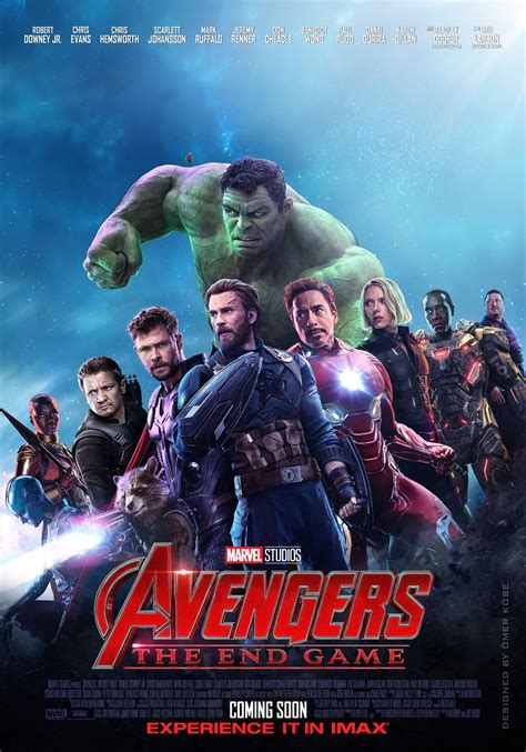 Avengers End Game Official Poster Ilustrasi