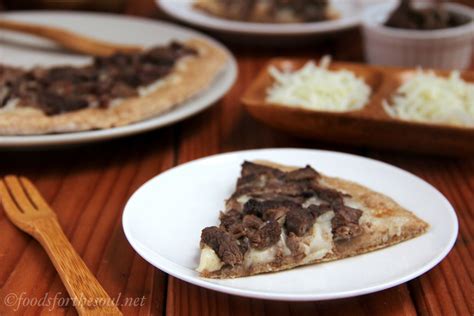 Philly Cheesesteak Flatbread Healthy Pizza Recipes Philly Cheese