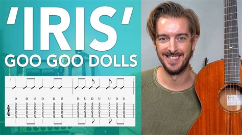 Iris Guitar Lesson Tutorial Goo Goo Dolls Standard Tuning Open