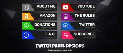Twitch Panels Asd Twitch Paneling Supportive Info Photography