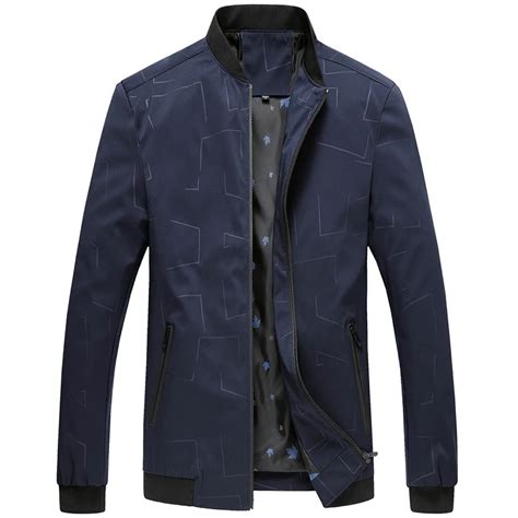 Men Jacket For Business Thin Solid Summer Male Casual Stand Collar