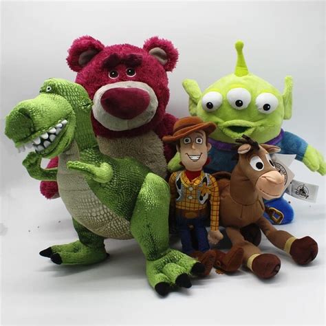 Toy Story Plushies Buzz Woody Rex Alien Bullseye Plandetransformacion
