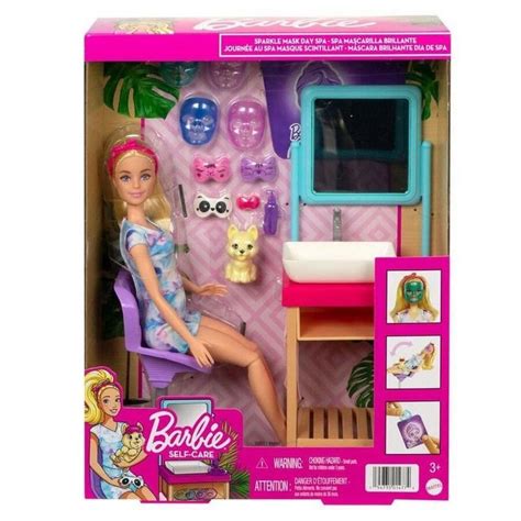 Boneca Barbie Dia De Spa De Máscaras Especial Novidade Ri Happy