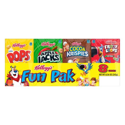 Save On Kelloggs Fun Pak Cereal Assorted 8 Ct Order Online Delivery