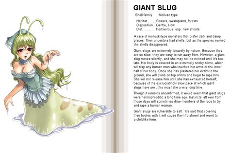 Kenkou Cross Giant Slug Monster Girl Encyclopedia Monster Girl Encyclopedia Bad Link Hard