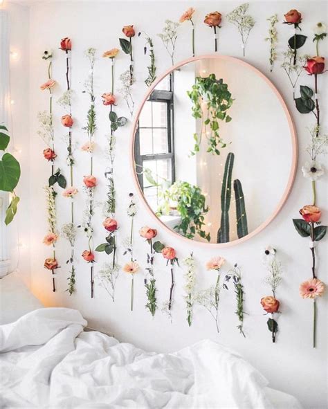 Hanging Flower Wall Decor Aesthetic Flower And Succulent Etsy In 2021