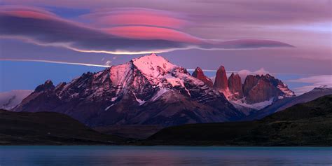 Sunrise On Mount Fitz Roy Torres Del Paine Patagonia Print Photos By