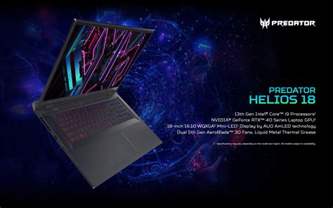 Acer Predator Helios Una Super Laptop Con Panel De E Intel
