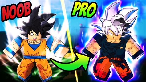 Becoming Mastered Ultra Instinct Goku In One Video Dragon Ball Roblox