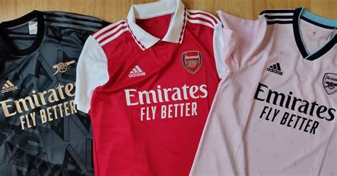 New Arsenal Kits Revealed As Gunners Second And Third Strips For 2022