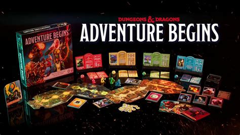 Adventure Begins Dandd Launches Board Game For 2 4 Players 10 And Up