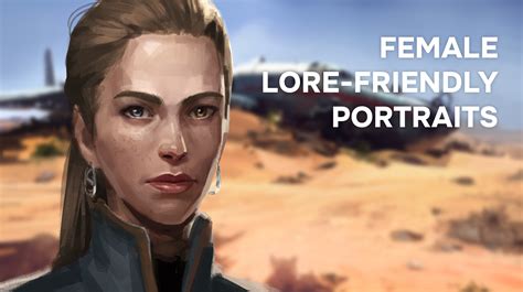 Female Lore Friendly Portraits At Encased A Sci Fi Post Apocalyptic