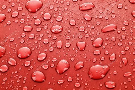 Red Water Drops Background — Stock Photo © Belchonock 6789628