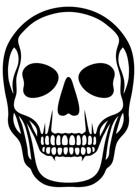 Skeleton Heads Coloring Pages Skeleton Head Anime Wolf Girl Skeleton