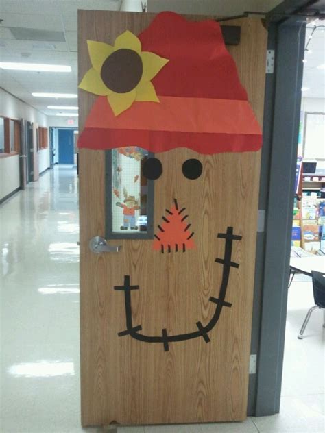 Thanksgiving Scarecrow Door Classroom Door We Have Done