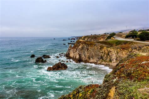Highway 1 In Northern California Stock Image Image Of America