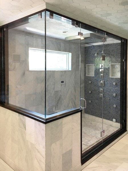 Steam Shower Creative Mirror And Shower In 2020 Steam Showers Shower Doors Frameless Shower