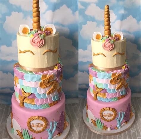 Mermicorn Cake | Mermaid Cake | Unicorn Cake | Magical Cake | Unicorn cake, Mermaid unicorn cake 