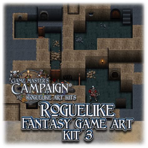Roguelike Fantasy Game Art Kit 3 “dungeon Tiles” Game Masters